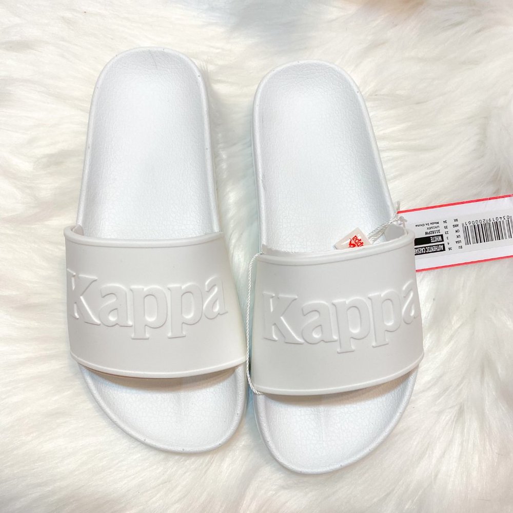 Kappa Logo White Slides NWT and Box